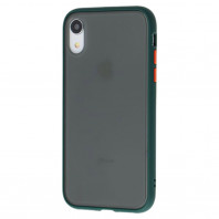Чохол Shadow Matte на iPhone Xr Forest green/Orange Чохол Shadow Matte на iPhone Xr Forest green/Orange